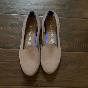 Rothy's Women's Taupe and Blue Loafers